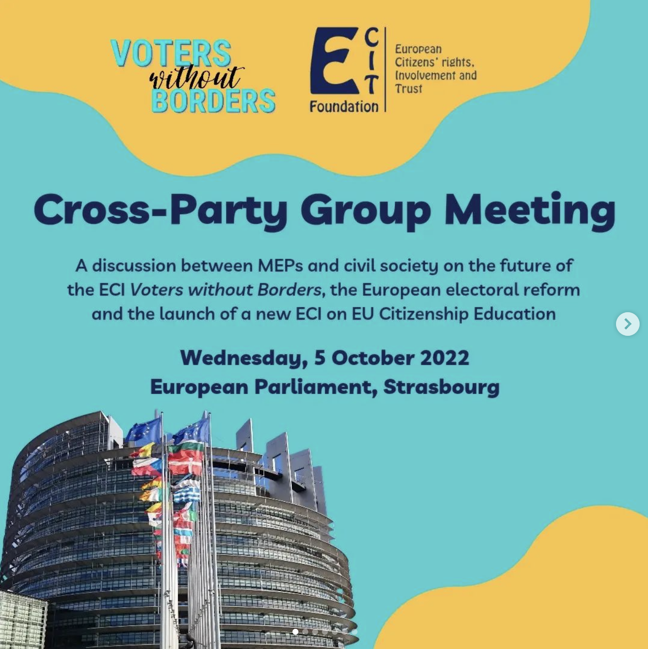 Read more about the article Report from the Cross-Party Group of MEPs meeting held on 5th October 2022